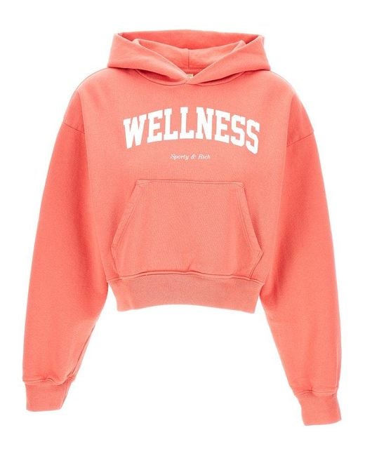 Sporty & Rich Pink Wellness Ivy Sweatshirt