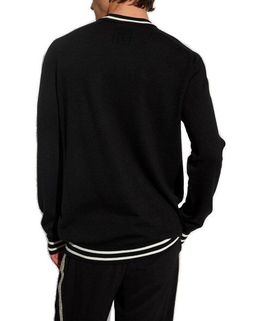 Balmain Black Wool Sweater, for men