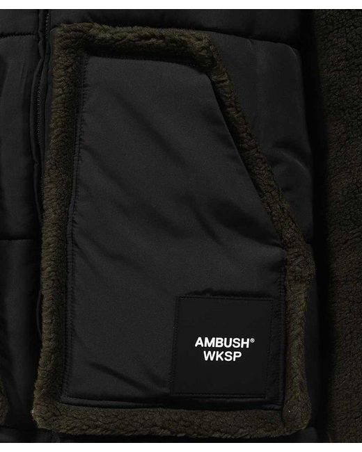 Ambush Black Eco-shearling Jacket for men
