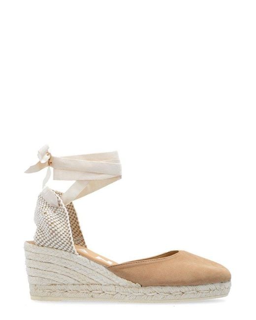 Manebí White Hamptons Low Wedge Espadrilles