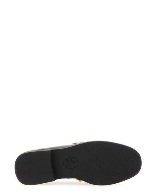 Ash Black Whisper Studded Slip-on Loafers