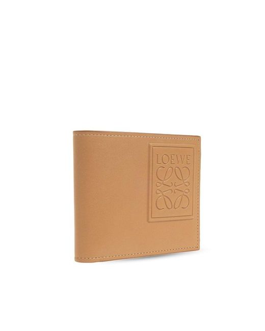 Loewe Brown Wallet With Logo, for men