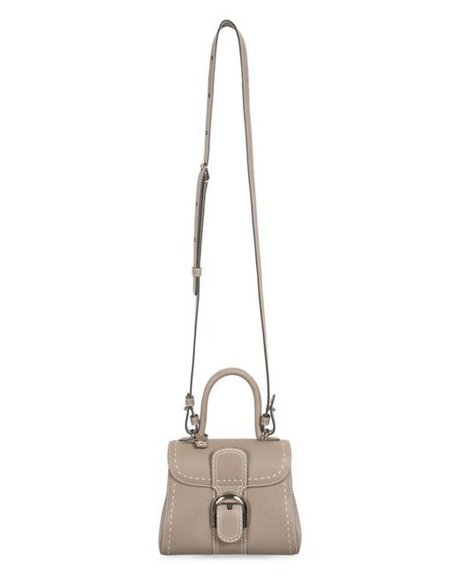 Delvaux Natural Brillant Mini Surpique Tote