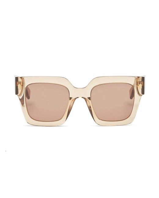 Fendi Pink Fe40101i 57e Sunglasses