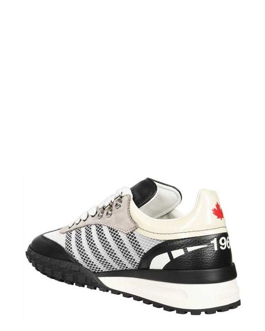DSquared² White Legend Lace-up Sneakers for men