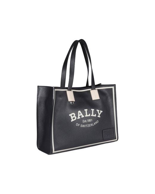 Bally Black Crystalia Tote Bag