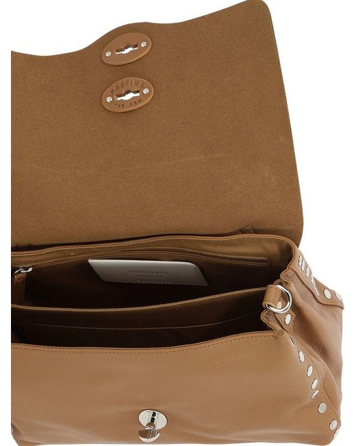 Zanellato Brown Postina Knot-detailed Tote Bag