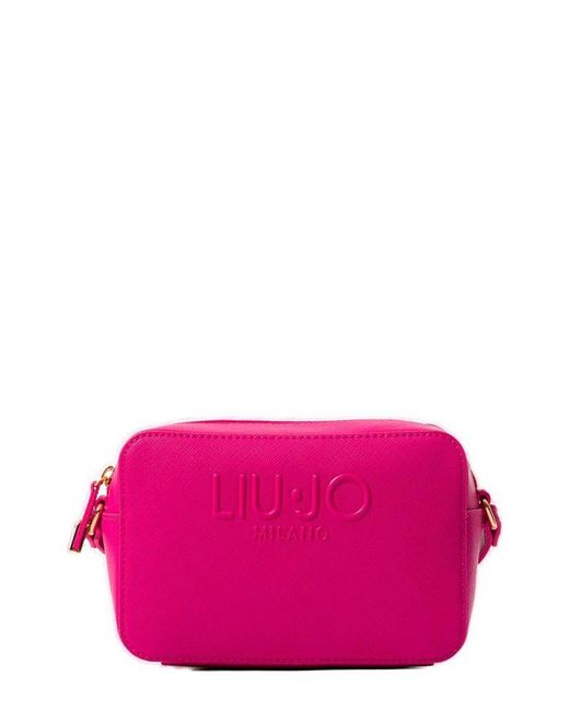 Liu Jo Pink Top Zipped Crossbody Bag