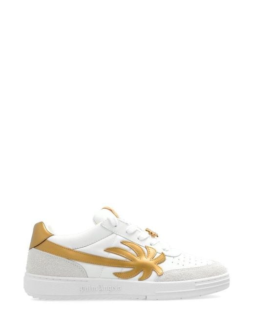 Palm Angels White Palm Beach University Low-top Sneakers for men