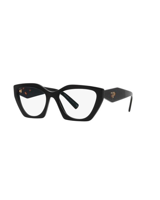 Prada Black Cat-Eye Glasses