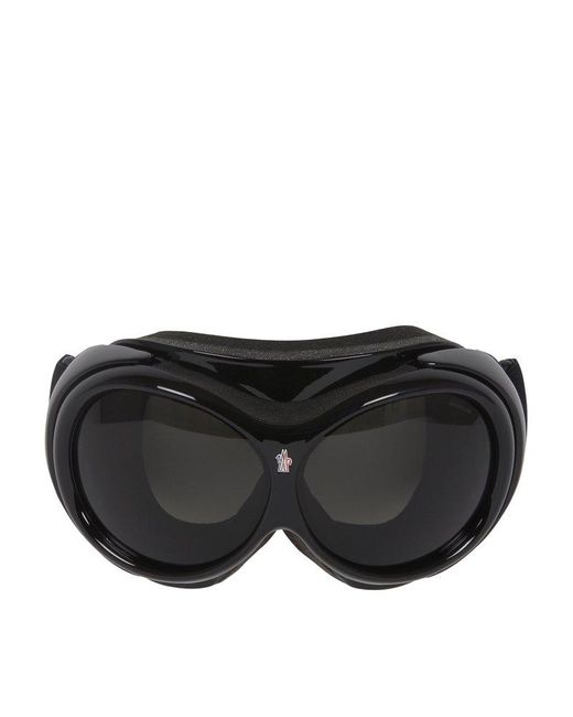 Moncler Black Oversized Ski Goggles for men