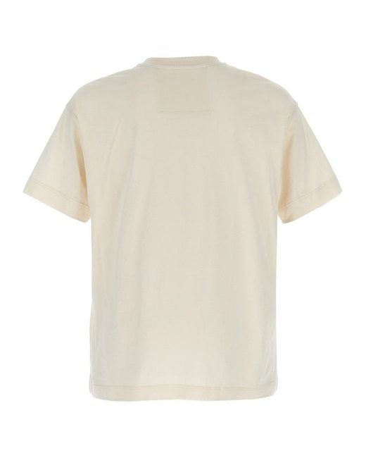 Givenchy Natural T-Shirt With Round Neckline for men