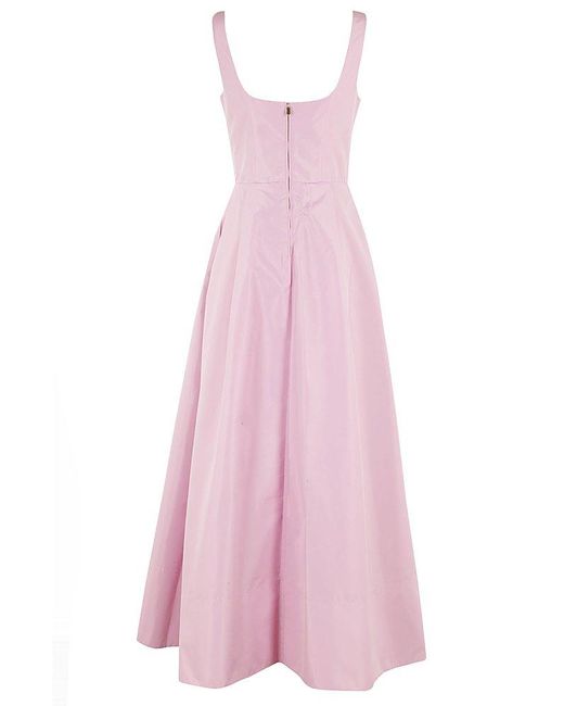 Pinko Pink Champagne Sleeveeless Maxi Dress