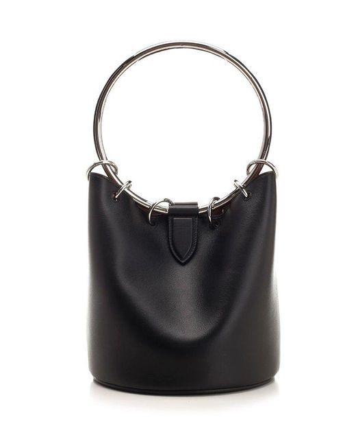 Alaïa Black Ring Medium Bucket Bag