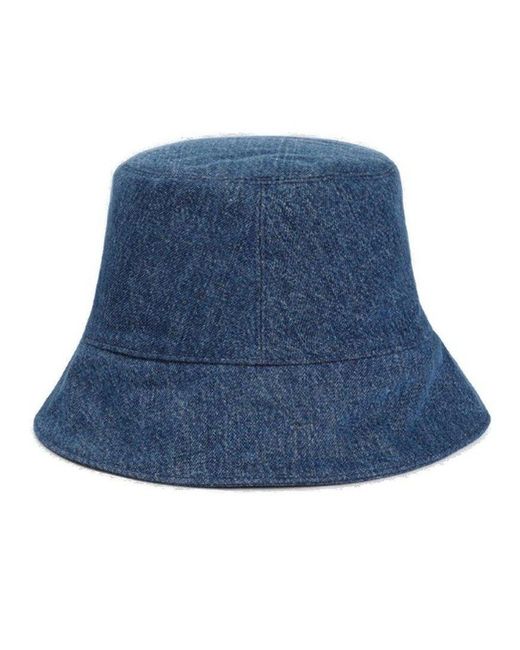 Off-White c/o Virgil Abloh Blue Denim Bookish Bucket Hat