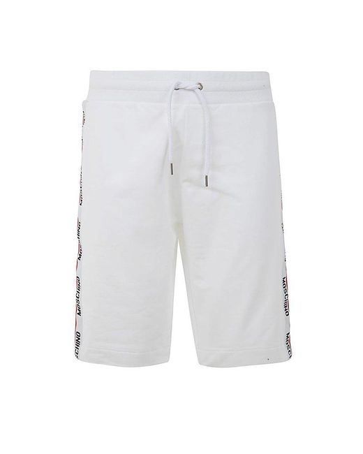 Moschino Cotton Shorts W/side Band in 