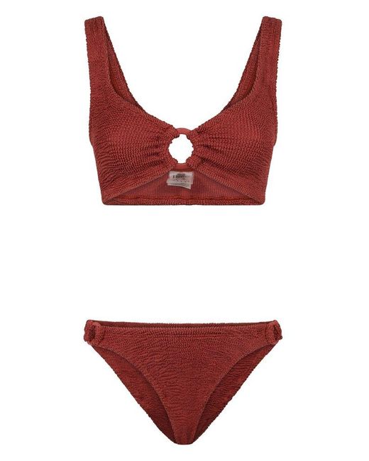 Hunza G Red Hallie Bikini