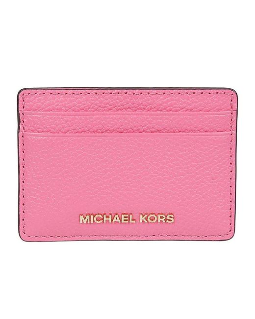 Michael Kors Pink Jet Set Credit Card Holder
