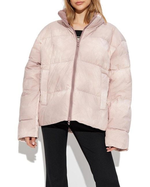 DIESEL Pastel Pink Puffer Jacket