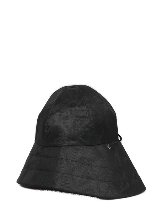 Dior Black All-over Patterned Hat for men