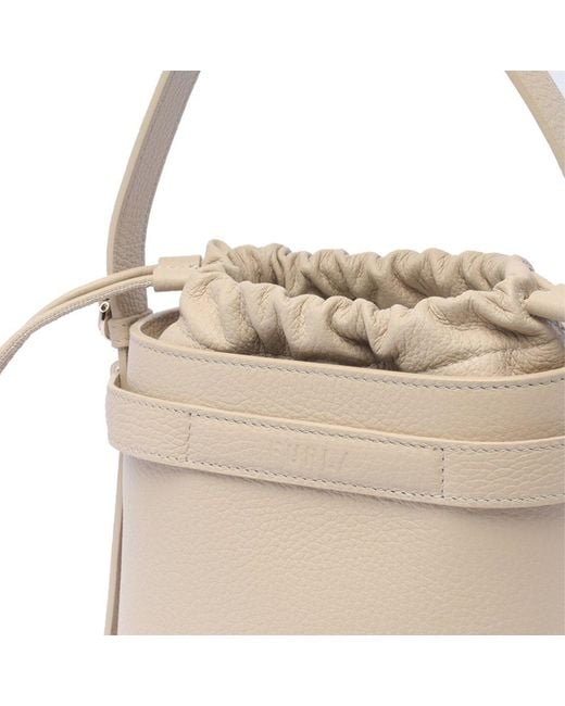 Furla Natural Mini Giove Bucket Bag