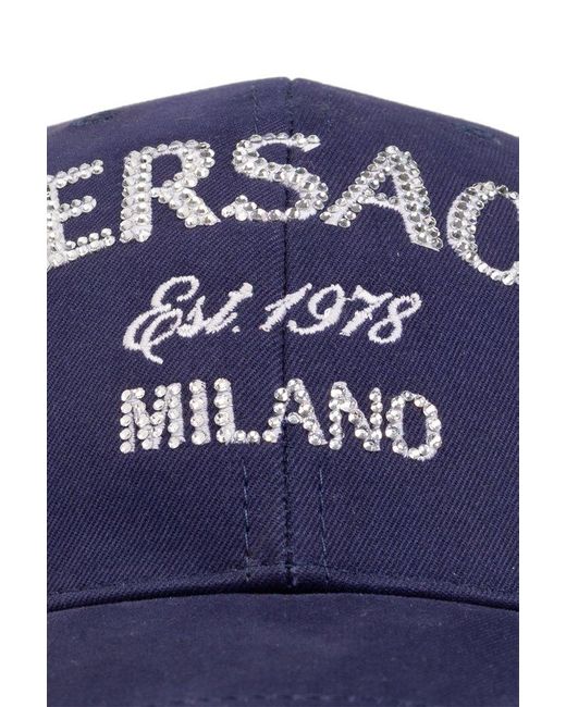 Versace Blue Baseball Cap,