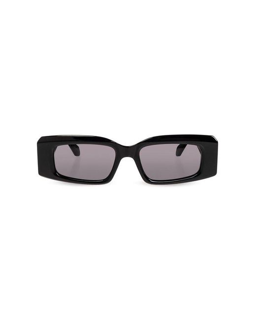 Alaïa Black Rectangle Frame Sunglasses