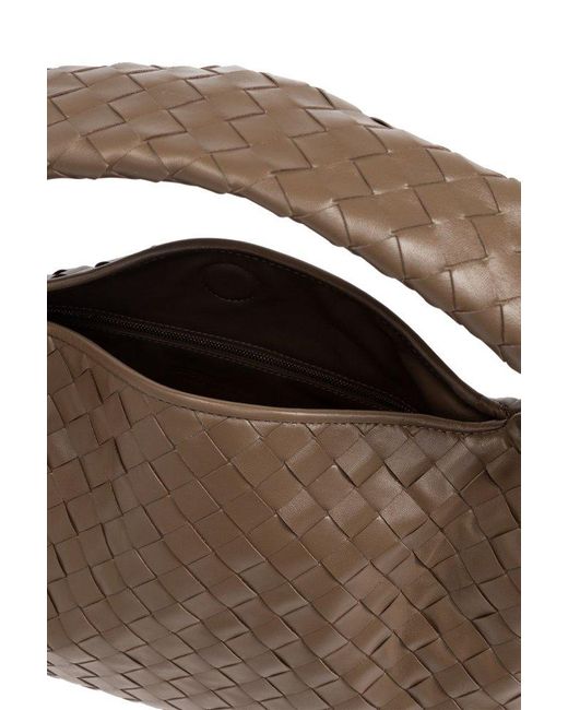 Bottega Veneta Hop Small Shoulder Bag in Brown | Lyst Canada