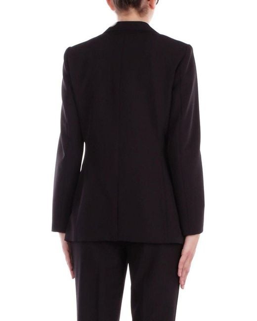 Liu Jo Black Double-Breasted Blazer