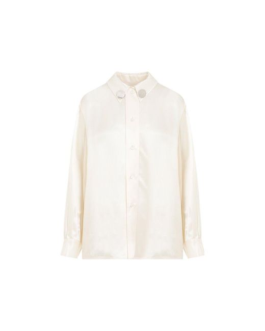 Jil Sander White Long-sleeved Shirt
