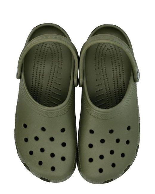 CROCSTM Green Cayman Classic Slingback Clogs
