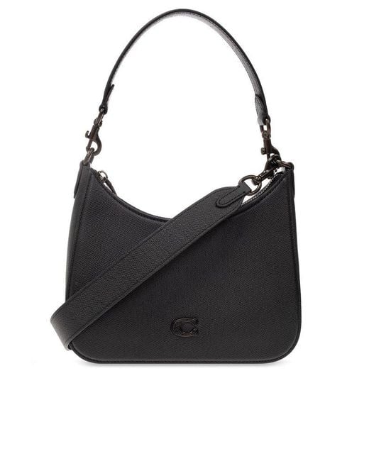 COACH Shoulder Bag With Logo in Black | Lyst UK