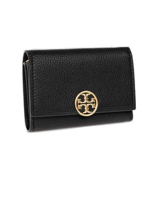 Tory Burch Black Wallet With Logo