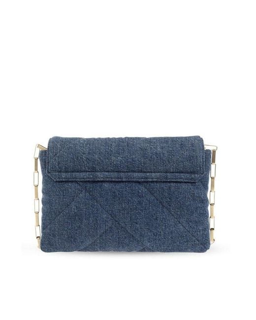 Isabel Marant Blue Puffy’ Denim Shoulder Bag