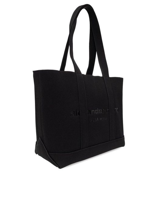 Alexander Wang Black 'ryan Medium' Shopper Bag