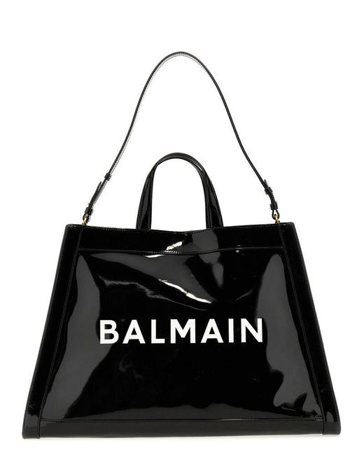 Balmain Black 'Olivier'S Cabas' Shopping Bag