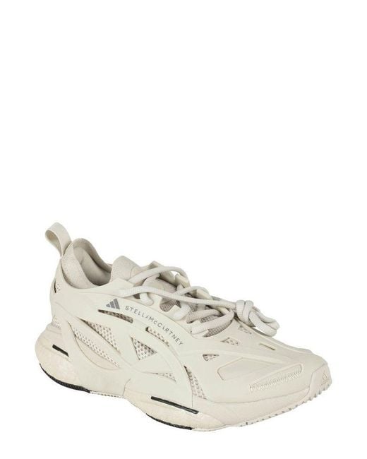 Adidas By Stella McCartney White Solarglide Lace-up Sneakers
