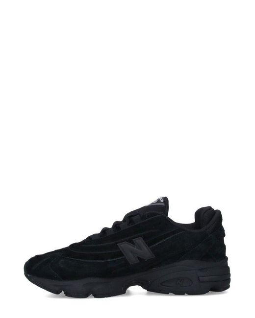 New Balance Black M1000 Lace-Up Sneakers