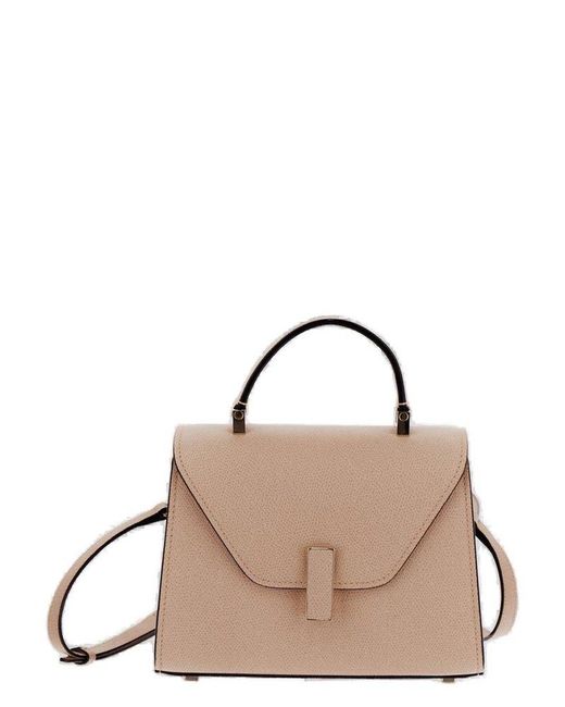 Valextra Iside Foldover Micro Crossbody Bag in Brown Lyst UK