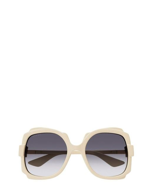 Gucci Natural Square Frame Sunglasses