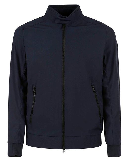 Colmar Blue Softshell Lightweight Zipped Biker Jacket for men