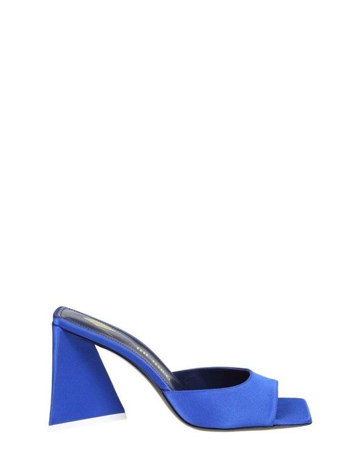 the attico blue heels