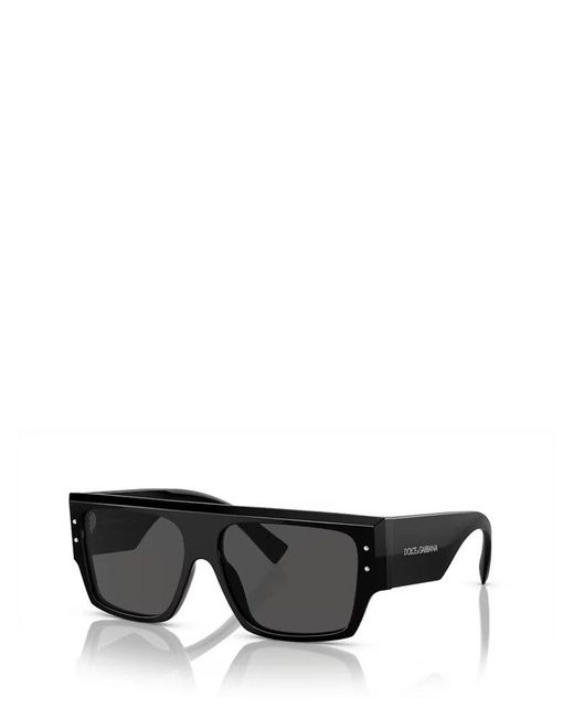 Dolce & Gabbana Gray Square Frame Sunglasses
