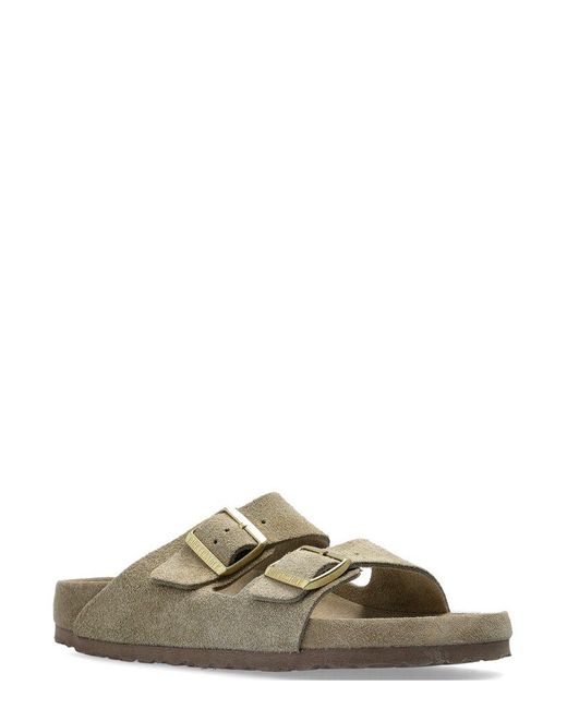 Birkenstock Green Arizona Double Buckle Slides