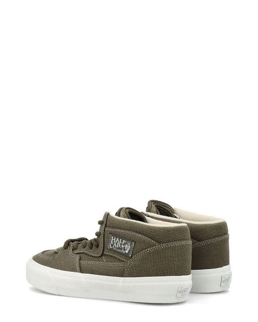 Vans Green Logo Patch Lace-up Sneakers