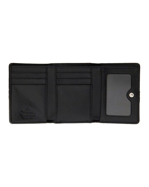 Vivienne Westwood Black Small Frame Wallet