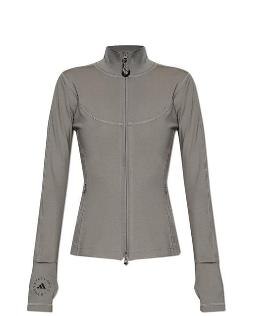 Adidas By Stella McCartney Gray Truepurpose Performance Zipped Jacket