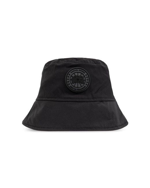 Canada Goose Black 'horizon' Reversible Bucket Hat,