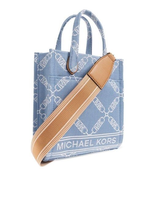 MICHAEL Michael Kors Blue Gigi Small Tote Bag