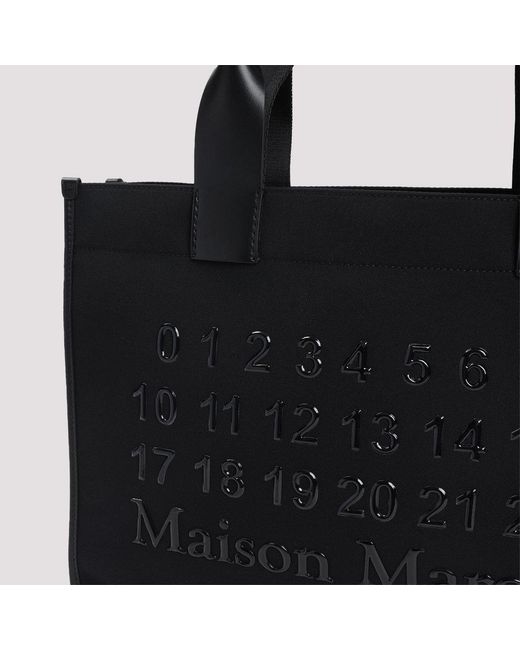 【Maison Margiela 】CABAS SHOPPING BAG SMALL Maison Margiela Cabas Small Shopping Bag in Black | Lyst
